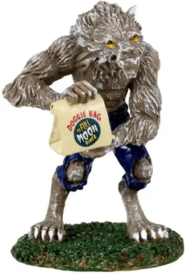 Lemax wolfie eats out halloween figuur Spooky Town 2023