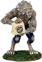 Lemax wolfie eats out halloween figuur Spooky Town 2023 - thumbnail