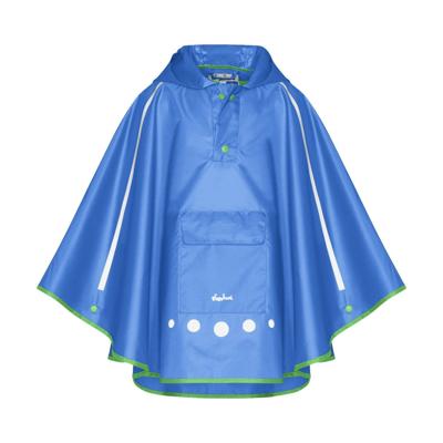 Playshoes regenponcho met tas Blauw-XL