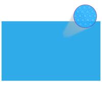 VidaXL Zwembadhoes rechthoekig 1000x600 cm pe blauw - thumbnail