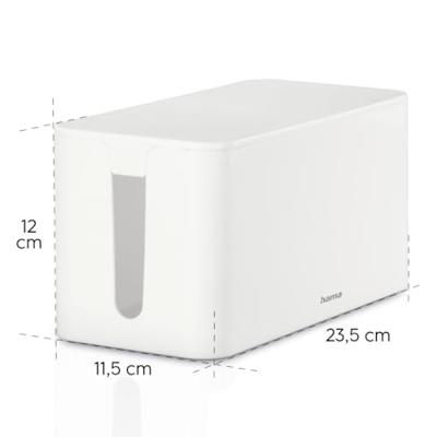 Hama 00221010 Kabelbox Kunststof Wit star (l x b x h) 23.5 x 12 x 11.5 cm 1 stuk(s) Hama 00221010 Kabelbox Kunststof Wit star (l x b x h) 23.5 x 12 x 11.5 cm 1 stuk(s)