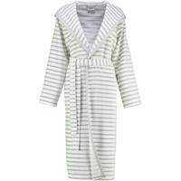 Cawö Cawö Dames Badjas met Capuchon 6596 silber 44 - thumbnail