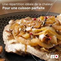 Set van 2 inductie koekenpannen - ELO - Relief Solutions - 18/10 roestvrij staal ELODUR Select antiaanbaklaag - Ø?24?en 28?cm - thumbnail
