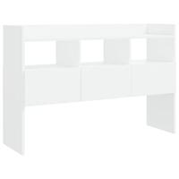 VidaXL Dressoir 105x30x70 cm bewerkt hout wit - thumbnail