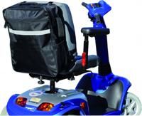 Rolstoeltas | Scootmobieltas | Één groot opbergvak en een klein voorvakje | Zwart | Nylon | Splash | PR34052 - thumbnail