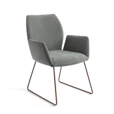 Jesper Home Misaki eetkamerstoel Breezy Blue slide rose