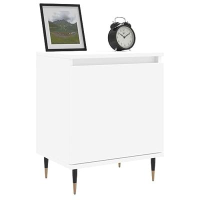 Nachtkastjes 2 st 40x30x50 cm bewerkt hout wit