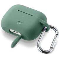 Cellularline Bounce Soft Touch Silicone AirPod case met haak voor Apple AirPods Pro - thumbnail