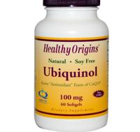 Ubiquinol Soja-vrije formule, 100 mg (60 Softgels) - Healthy Origins - thumbnail