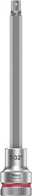 Wera 8740 B HF Binnenzeskant Zyklop Bitdop met 3/8"-aandrijving met vasthoudfunctie, 7/32" x 107 mm - 1 stuk(s) - 05003088001
