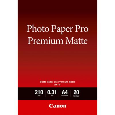 Canon Fotopapier mat A4 20 vel PM-101