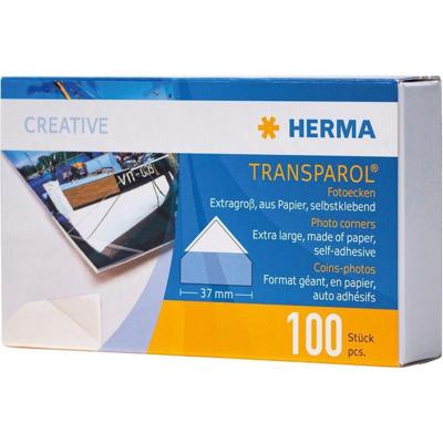 Herma Transparol fotohoeken groot 2 stroken 100 st.