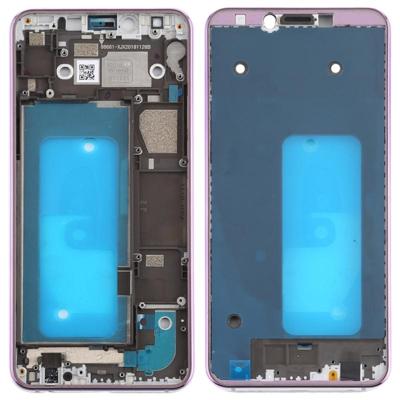 Middelste frame bezel plaat voor Galaxy A6s (paars)