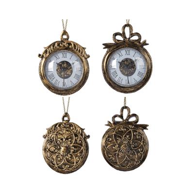 Klok plc l11,50b2,20h13 cm koper a2 Decoris - Decoris