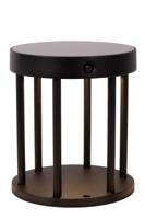 Lucide JACKSON - Sokkellamp - Zonne-energie - Ø 16 cm - LED Dimb. - 1x2W 3000K - IP54 - Beweging & dag/nacht sensor - Zwart - thumbnail