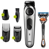 Braun BT5260 - Baardtrimmer en Haartrimmer – Zwart/Metaalzilver + Gillette Fusion 5 ProGlide Scheermes - thumbnail