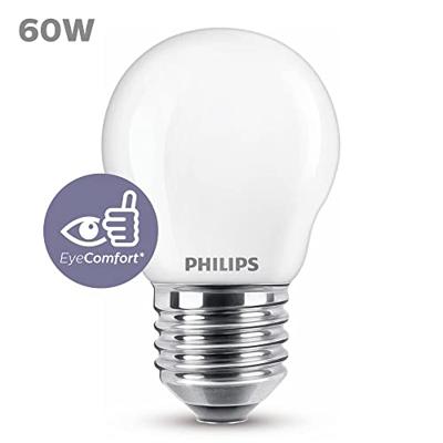 Philips LED 76285800 LED-lamp Energielabel E (A - G) E27 Kogel 6.5 W = 60 W Warmwit (Ø x l) 4.5 cm x 7.8 cm 1 stuk(s)