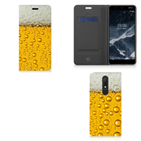Nokia 5.1 (2018) Flip Style Cover Bier - thumbnail