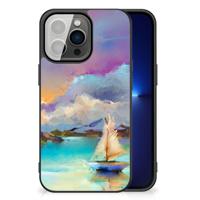 Kleurrijke Telefoonhoesje iPhone 13 Pro Boat - thumbnail