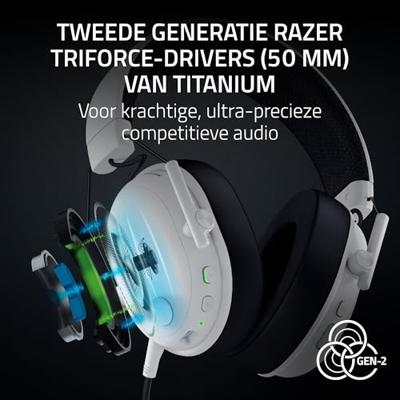 Razer BlackShark V3 Draadloze Gaming Headset Wit Razer BlackShark V3 Draadloze Gaming Headset Wit