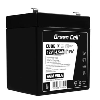 Green Cell AGM44 UPS-accu Sealed Lead Acid (VRLA) 12 V 4,5 Ah - thumbnail