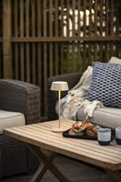 KonstSmide Oplaadbare tafellampMenton zand bruin - 7839-330 - thumbnail