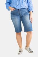 Ulla Popken Jeansshorts, boyfriend, wash-effect - Grote Maten - thumbnail