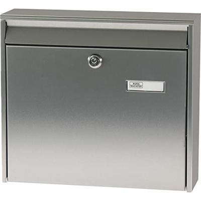 Burg Wächter 20200 BORKUM 3877 NI Brievenbus RVS Zilver Sleutelslot