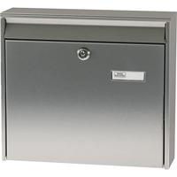 Burg Wächter 20200 BORKUM 3877 NI Brievenbus RVS Zilver Sleutelslot - thumbnail