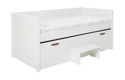 Cool Kids Kajuitbed met 2 opbergboxen en opstapje