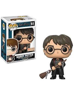 Harry Potter Funko Pop Vinyl Figure: Harry Potter with Firebolt & Feather