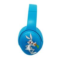 FRTEC Looney Tunes Draadloze hoofdtelefoon voor kinderen, geluidsvolume 85 dB, compact en opvouwbaar, Bugs Bunny, bluetooth-hoofdtelefoon - thumbnail