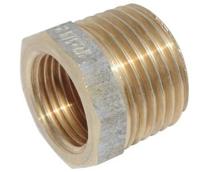 Kirchhoff Rood messing verloopstuk, blank, 1/2"ET x 3/8"IT, (3241) - 988950213 - thumbnail