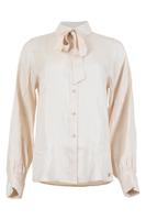 Maicazz Lilo Bow Wi25.20.006 Blouse Sand - thumbnail