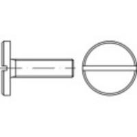 TOOLCRAFT 118947 Platkopschroeven M6 16 mm Sleuf DIN 921 Staal Galvanisch verzinkt 100 stuk(s) - thumbnail