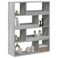 kamerscherm 100x33x125,5 cm bewerkt hout grijs sonoma eiken - thumbnail