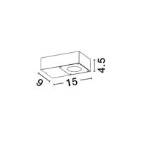 Lyora WandlampApollo design grijs - 713411 - thumbnail