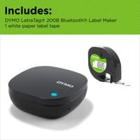 Labelprinter Dymo LetraTag 200B draagbaar bluetooth 12mm zwart - thumbnail