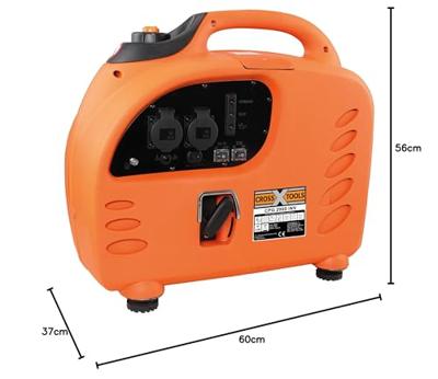 CrossTools CPG 2000 INV 4-takt Aggregaat met omvormer 2.4 kW 230 V 24 kg 2000 W
