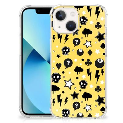 Extreme Case iPhone 13 mini Punk Geel Extreme Case iPhone 13 mini Punk Geel