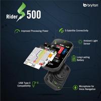 Bryton - rider s500 gps fietscomputer inclusief hartslagband en cadans sensor ant+ / bluetooth - thumbnail