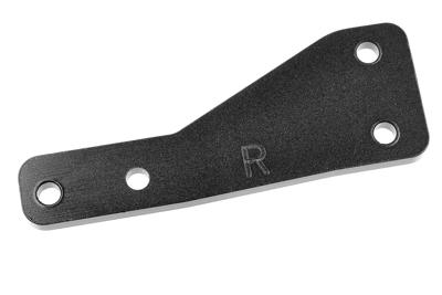 Team Corally - Shock Tower Brace - Rear - Aluminum - Black - 1 pc