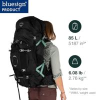 Osprey Ariel Plus 85 Backpack Dames Black WM/L - thumbnail