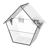 Esschert Design Raamvoederhuis 15x9.3x15.2 cm Transparant - thumbnail