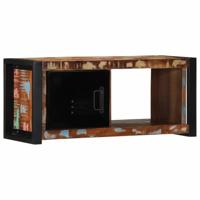 Tv-meubel 80x30x35 cm massief gerecycled hout - thumbnail