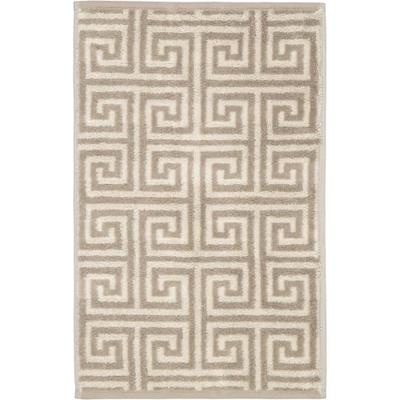 Cawö Cawo Noblesse Elegance Allover print Gastendoekje 30/50 graphit