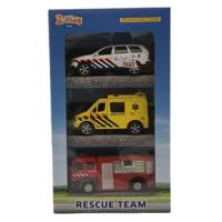 2-Play die-cast hulpdienst voertuigen nl met licht en geluid - thumbnail