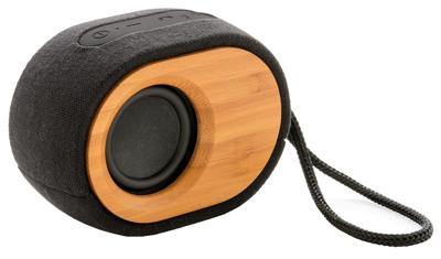 XD Xclusive speaker Bamboo X bluetooth 12 cm zwart 2 delig XD Xclusive speaker Bamboo X bluetooth 12 cm zwart 2 delig