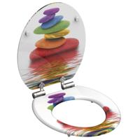 SCHÜTTE toiletbril met soft-close colorful stones - thumbnail