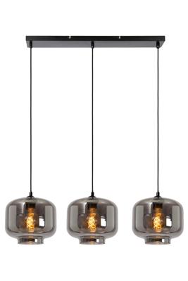 Lucide MEDINE Hanglamp 3xE27 - Fumé